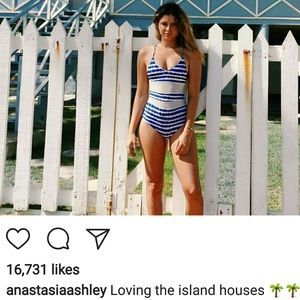 Acacia swimwear pacific tides london onepiece blue